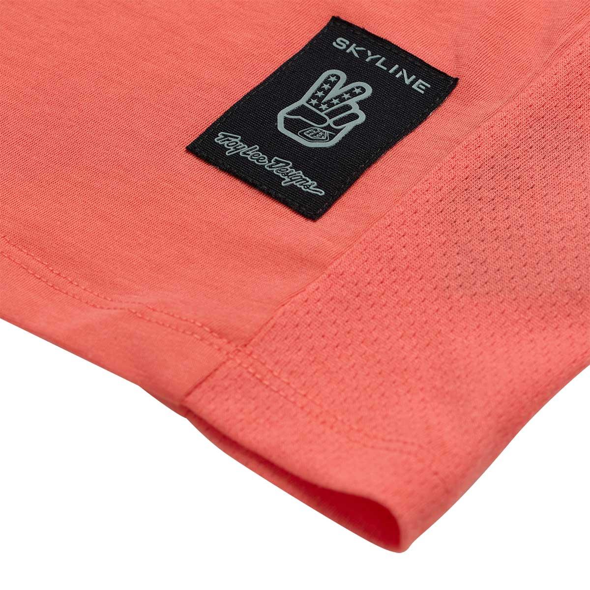 Troy Lee Designs Skyline Short Sleeve Ride Tee Men's in P&W Melon